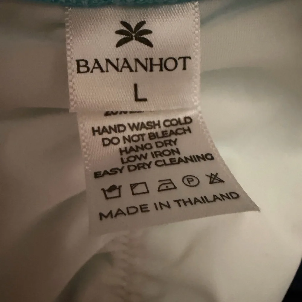 Bananhot Aqua Bikini Bottoms Ruched Adjustable L Fits M New With Tags - Picture 8 of 8